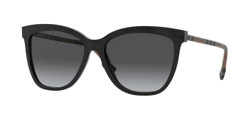 Burberry BE4308 CLARE style-color 3853T3 Black / Polarized Grey Gradient Lens