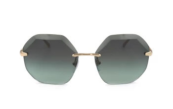 Bvlgari BV6187K style-color 278/2A Pale Gold Plated / Green Gradient Lens