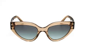 Bvlgari BV8256 style-color 55322A Transparent Brown / Green Gradient Lens