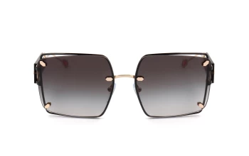 Bvlgari BV6171 style-color 20238G Pink Gold / Black / Grey Gradient Lens
