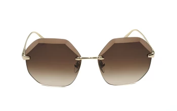 Bvlgari BV6187K style-color 278/13 Pale Gold Plated / Brown Gradient Lens