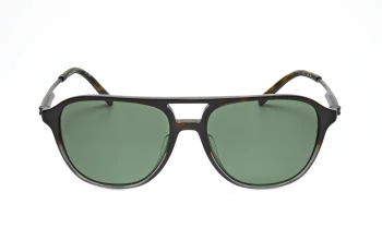 Bvlgari BV7038F style-color 545731 Havana Shading Grey / Green Lens
