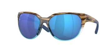 Costa Del Mar 6S9110 MAYFLY 06S9110 style-color 911005 Wahoo / Blue Mirror Lightwave Glass Lens