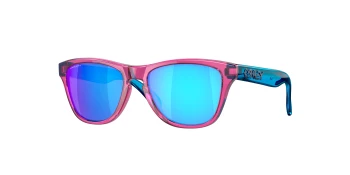 Oakley Youth OJ9009 FROGSKINS XXS 0OJ9009 style-color 900904 Acid Pink / Prizm Sapphire Lens