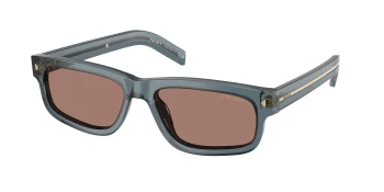 Prada PR B11S style-color 17T05D Transparent Ocean / Brown Mirror Internal Grey Lens