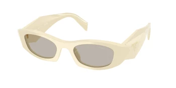 Prada PR B16SF style-color 21D5J2 White Milk / Light Brown Lens