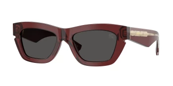 Burberry BE4454 style-color 412887 Bordeaux / Dark Grey Lens
