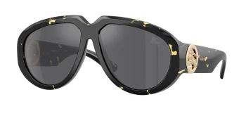 Burberry BE4479U style-color 41066G Yellow Havana / Grey Mirror Silver Lens