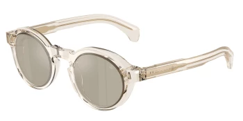 Moncler ME6012 AURONE 0ME6012 style-color 30035A Transparent Shiny Butter / Mirror Brown Gold Lens