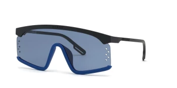 Kenzo KZ40010U style-color 02V Injected Matte Black / Blue Lens