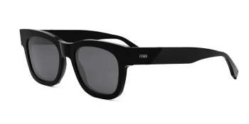 Fendi FE40132I style-color 01A Acetate Shiny Black With Grey Normal Lenses