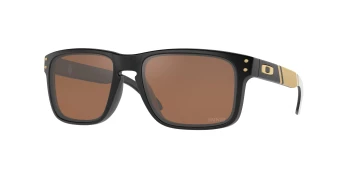 Oakley HOLBROOK OO9102 style-color 9102S4 NO Matte Black / prizm tungsten Lens