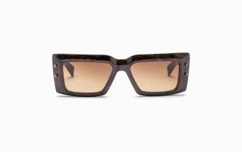 Balmain IMPERIAL style-color BRN-BRN Leather Brown - Brown w/ Dark Brown to Light Brown - AR / BRN-BRN BRN-BRN Lens