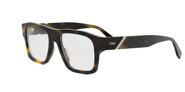 Fendi Women Eyeglasses Rectangular Brown FE50114I 050 NEW AUTHENTIC FENDI FE50114I 050 Fendi Diagonal | Online Sale - Amevista main image 3