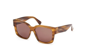 Max Mara MM0145 GLIMPSE-7 style-color 50E Light Brown / Striped / Light Brown / Striped / brown brown Lens