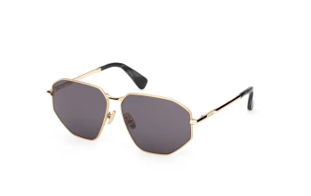 Max Mara MM0143 MILLER-4 style-color 30A Shiny Deep Gold / Shiny Deep Gold / smoke smoke Lens
