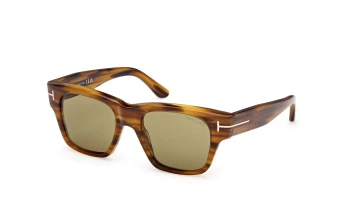 Tom Ford FT1280 style-color 55N Coloured Havana / Coloured Havana / green green Lens