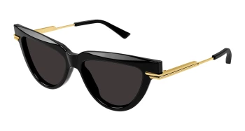 Bottega Veneta BV1265S style-color Black/GOLD 001 / GREY Lens