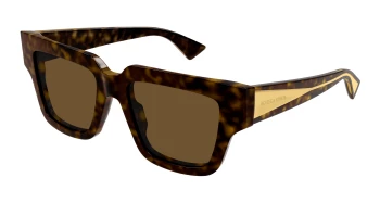 Bottega Veneta BV1276S style-color Havana/CRYSTAL 002 / BROWN Lens