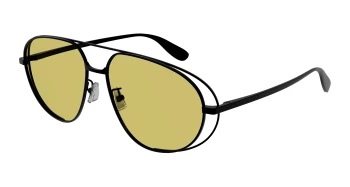 Bottega Veneta BV1344S style-color Black 002 / YELLOW Lens