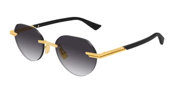 Bottega Veneta BV1379S style-color Gold 001 / GREY Lens