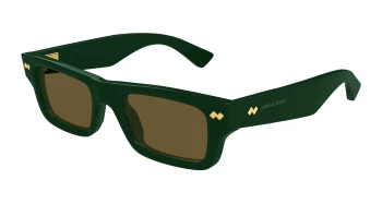 Bottega Veneta BV1351S style-color Green 005 / BROWN Lens