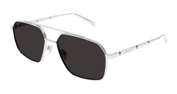 Alexander Mcqueen AM0477S style-color Silver 001 / GREY Lens