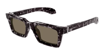 Alexander Mcqueen AM0506S style-color Havana 002 / BROWN Lens