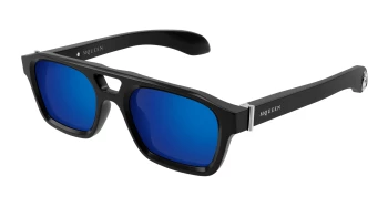 Alexander Mcqueen AM0505S style-color Black 003 / BLUE Lens