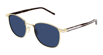 Saint Laurent SL 747 style-color Gold/CRYSTAL 005 / BLUE Lens