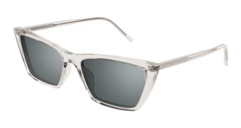 Saint Laurent SL 737 MICA THIN style-color Beige 004 / SILVER Lens