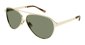 Saint Laurent SL 734 style-color Gold 004 / GREEN Lens
