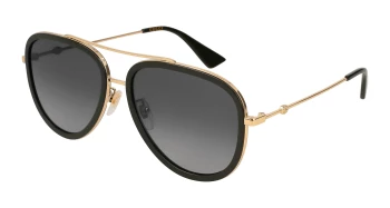 Gucci GG0062S style-color Gold 011 / GREY Lens