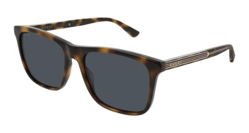 Gucci GG0381SN style-color Havana 009 / Blue None Lens