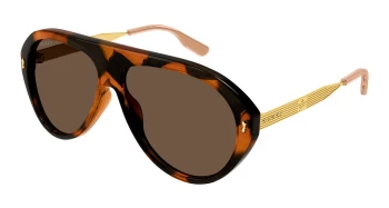 Gucci GG1515S style-color Havana/GOLD 002 / BROWN Lens