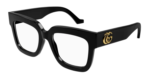 メガネ GUCCI Gucci - GG0958O-002 - black-white-transparent Gucci GG0958O Glasses | Free Shipping and Returns | Eyeconic