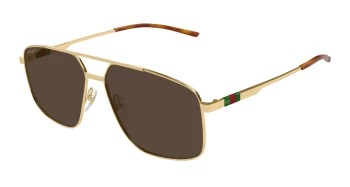 Gucci GG1676S style-color Gold 002 / BROWN Lens
