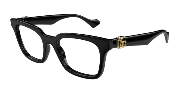 メガネ GUCCI Gucci - GG0958O-002 - black-white-transparent Gucci Eyeglasses Frame Women's GG0958O 002 Black/White 49-18