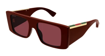Gucci GG1888S style-color Burgundy 004 / RED Lens