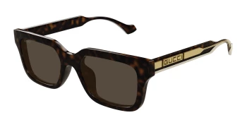 Gucci GG1732SK style-color Havana/YELLOW 002 / BROWN Lens