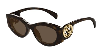 Gucci GG1691S style-color Havana 002 / BROWN Lens