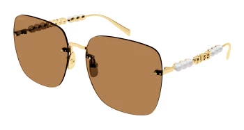 Gucci GG1923SA ASIAN FIT style-color Gold 003 / BROWN Lens
