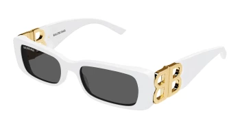 Balenciaga BB0096S style-color White/GOLD 011 / GREY Lens