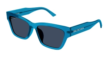 Balenciaga BB0307SA ASIAN FIT style-color Blue 004 / BLUE Lens