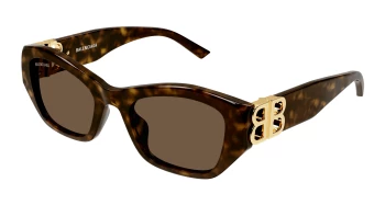 Balenciaga BB0311SK style-color Havana 002 / BROWN Lens