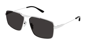 Balenciaga BB0418SK style-color Silver 002 / GREY Lens