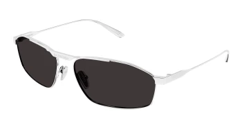 Balenciaga BB0416S style-color Silver 002 / GREY Lens