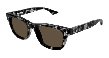 Montblanc MB0254S style-color Black 008 / BROWN Lens