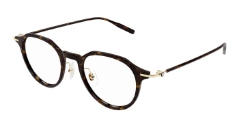 Montblanc MB0355O style-color Havana/GOLD 002