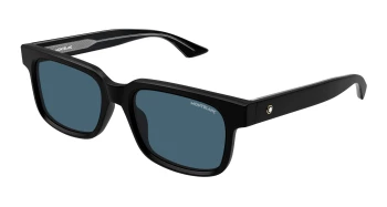 Montblanc MB0383S style-color Black 003 / BLUE Lens